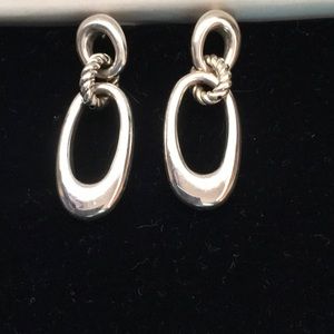 Sterling silver earrings.